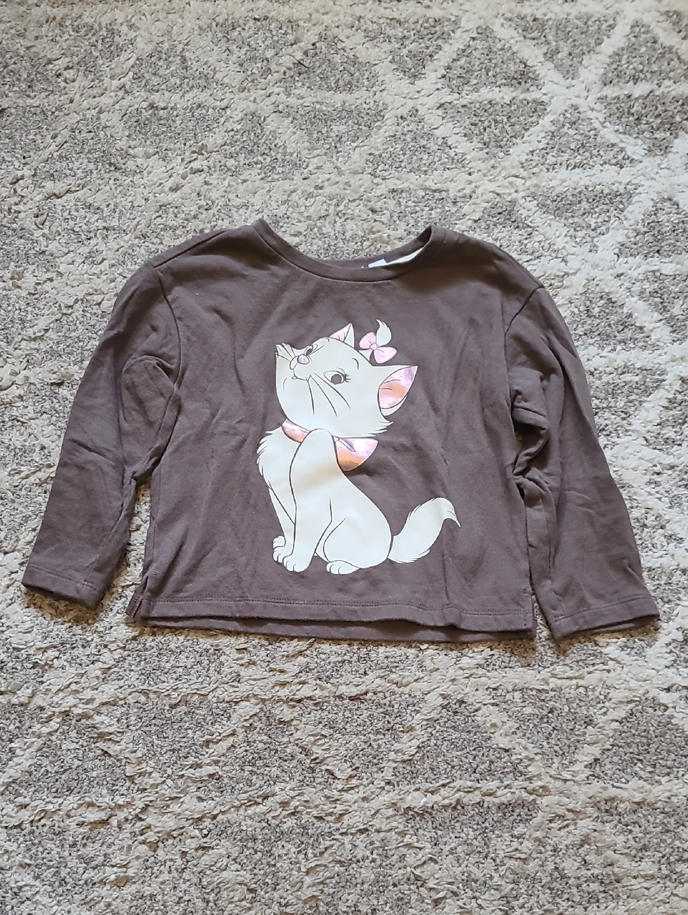 4 for $28 - baby GAP Disney Girls 4 Brown Light Sweatshirt - Aristocats: Marie